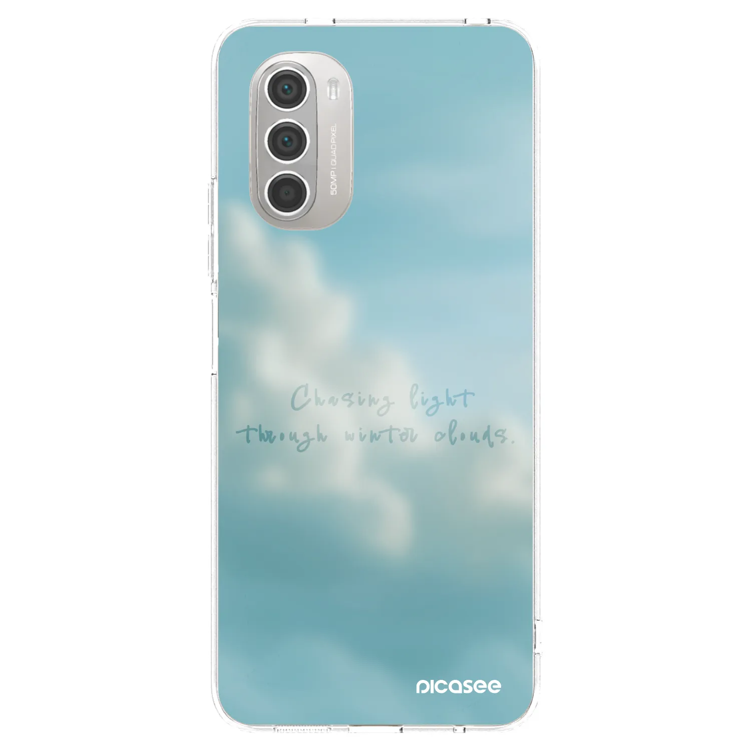 Picasee Motorola Moto G51 Hülle - Transparentes Silikon - CHASiNG LIGHT