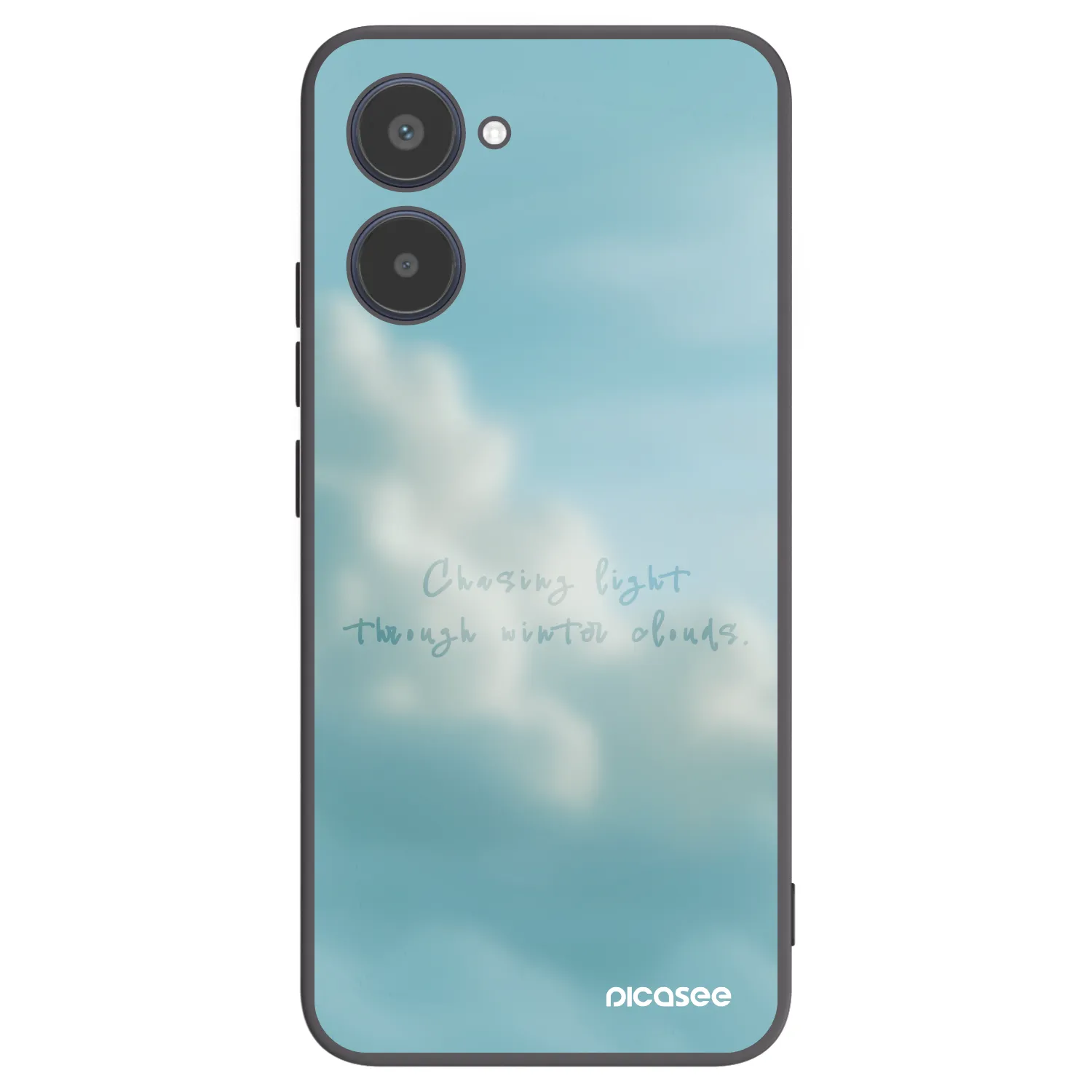 Picasee Realme 10 4G Hülle - Schwarzes Silikon - CHASiNG LIGHT
