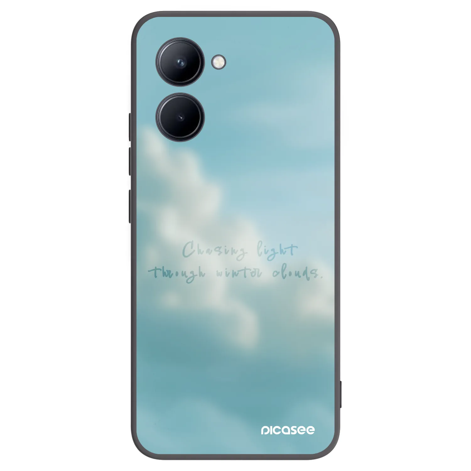 Picasee Realme C33 (2023) Hülle - Schwarzes Silikon - CHASiNG LIGHT