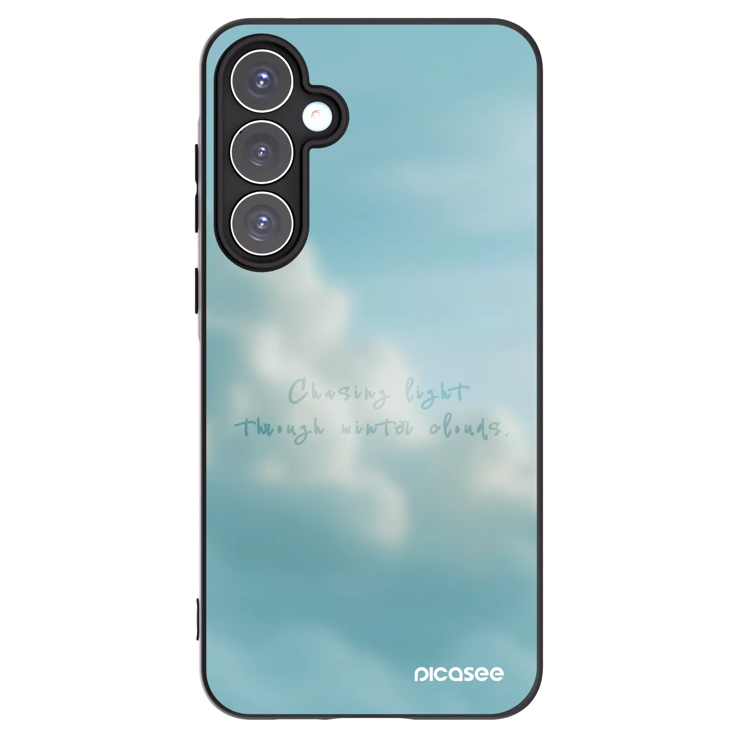 Picasee Samsung Galaxy A55 5G A556B Hülle - Schwarzes Silikon - CHASiNG LIGHT