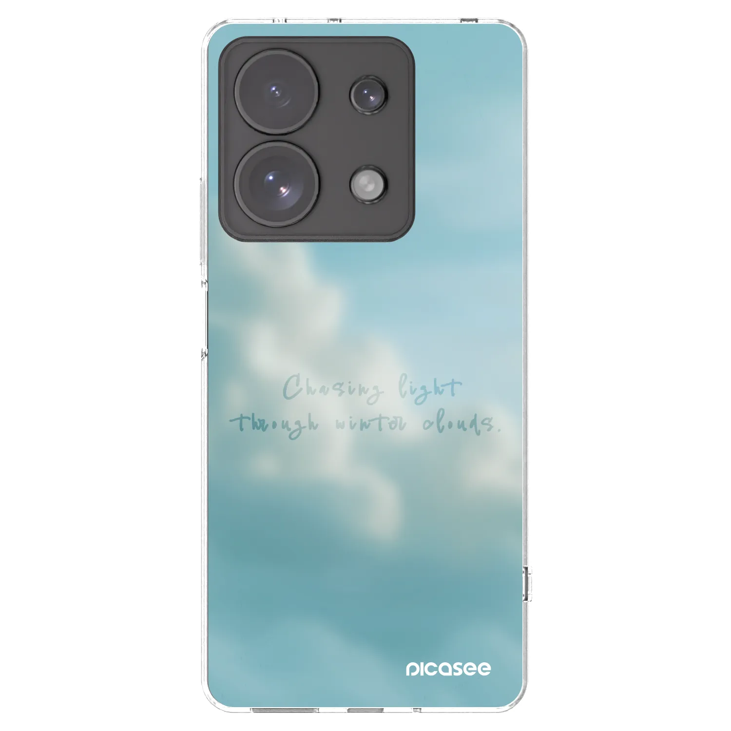 Picasee Xiaomi Redmi Note 13 Pro 4G Hülle - Transparentes Silikon - CHASiNG LIGHT