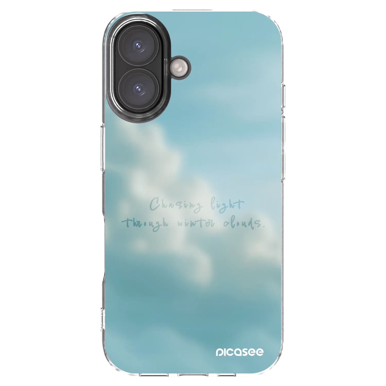 Picasee Apple iPhone 16 Hülle - Transparentes Silikon - CHASiNG LIGHT