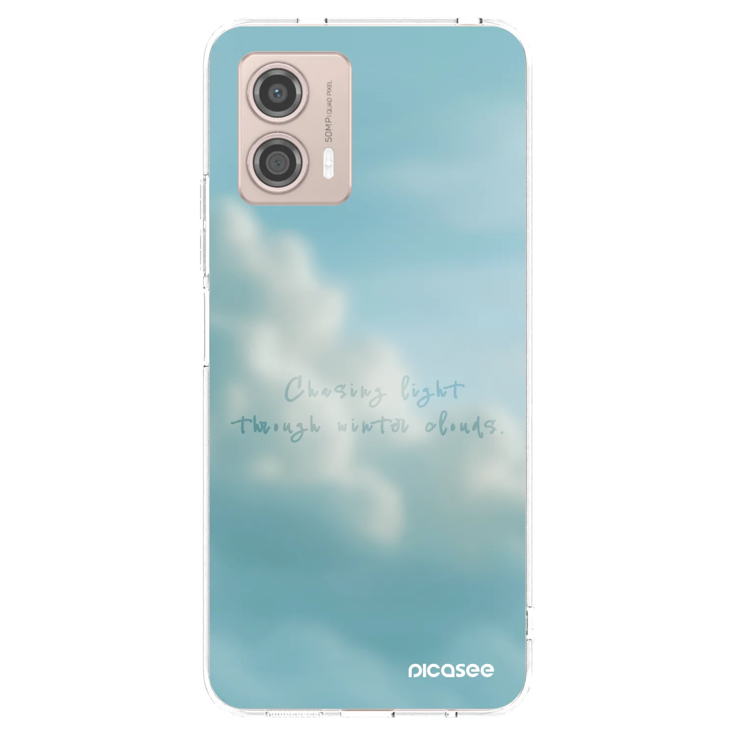 Picasee Motorola Moto G53 5G Hülle - Transparentes Silikon - CHASiNG LIGHT