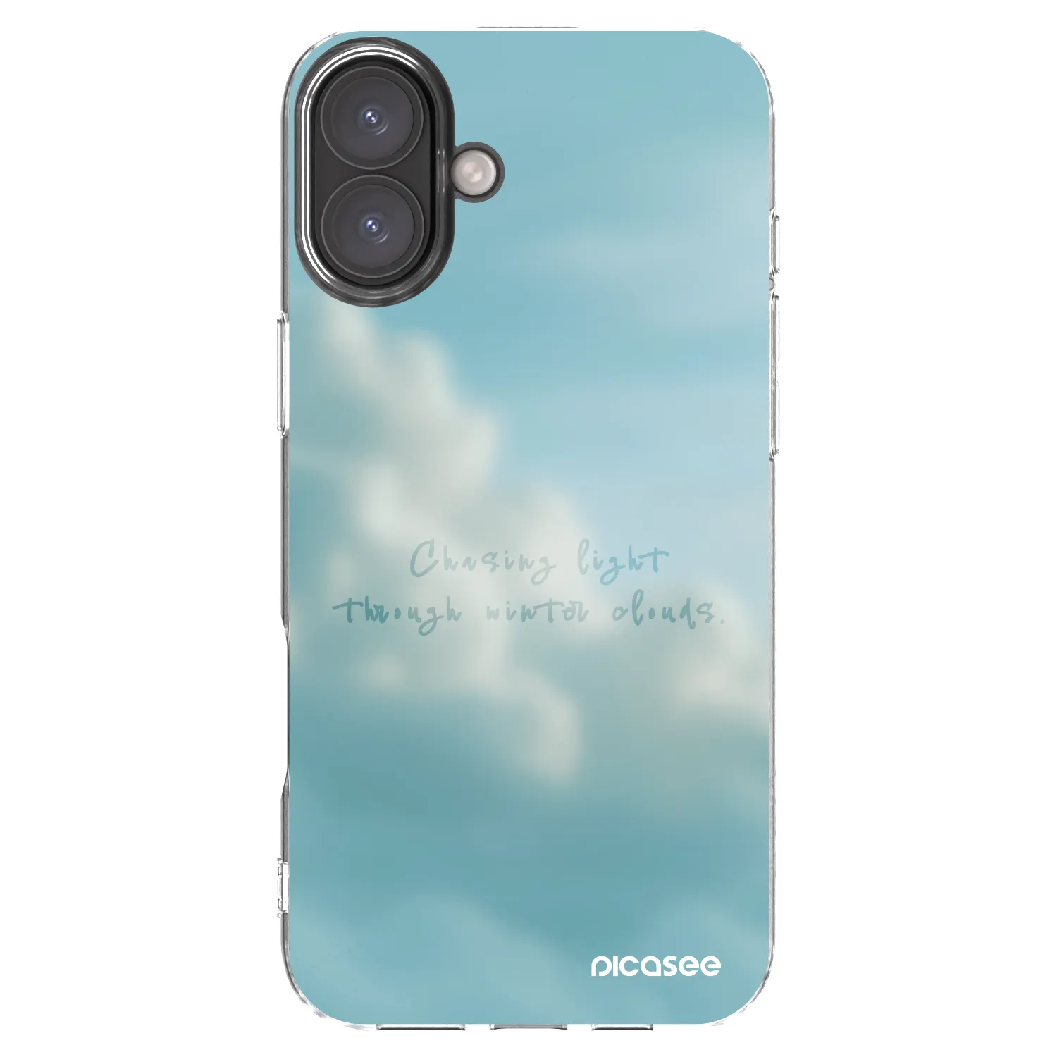 Picasee Apple iPhone 16 Plus Hülle - Transparentes Silikon - CHASiNG LIGHT