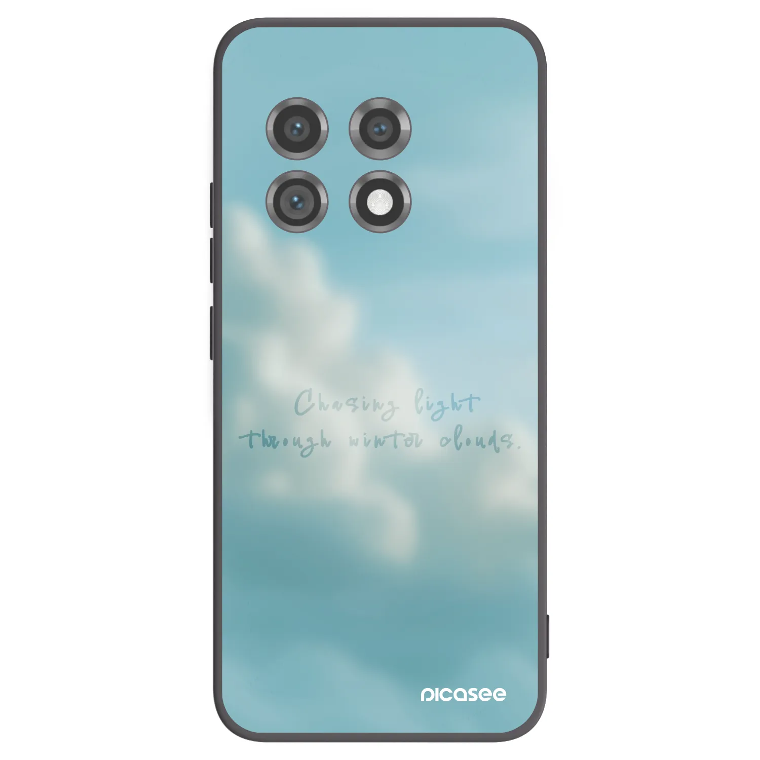 Picasee OnePlus 11 5G Hülle - Schwarzes Silikon - CHASiNG LIGHT