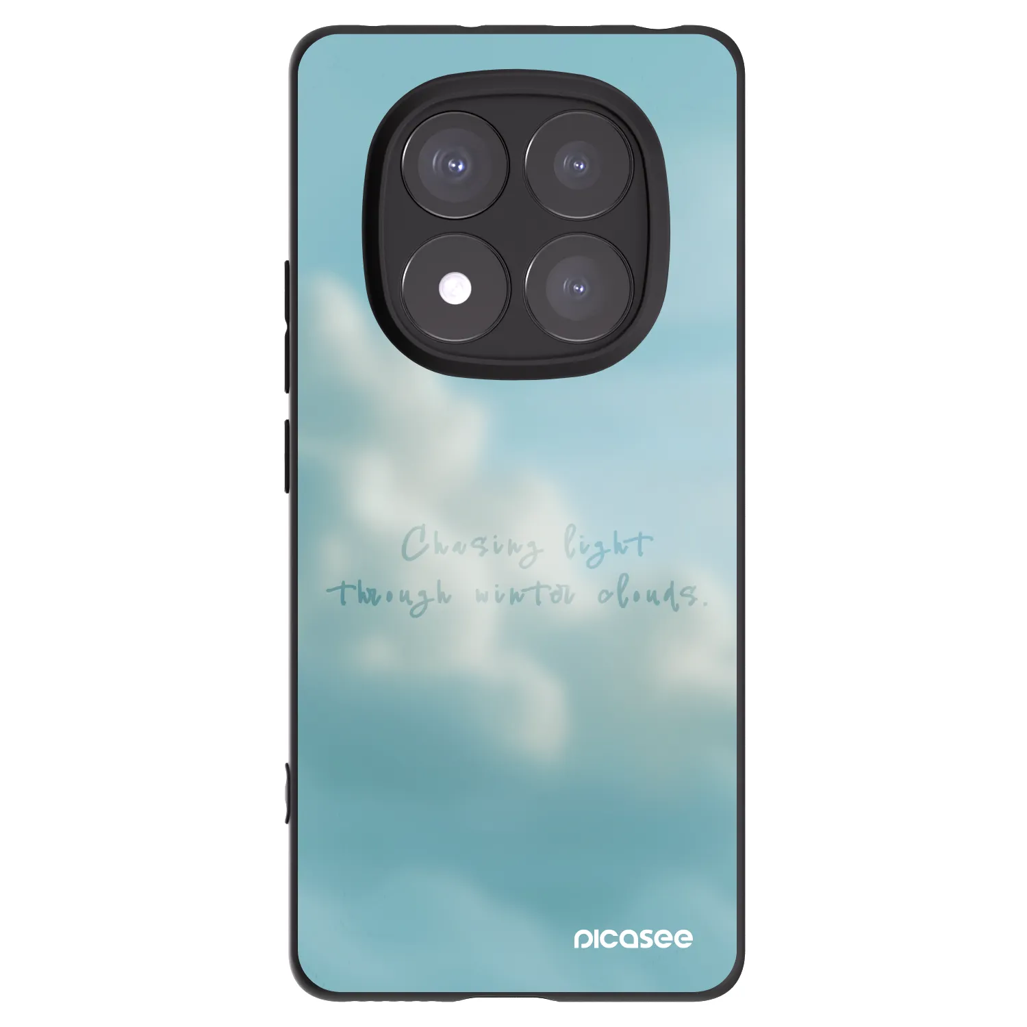 Picasee Xiaomi Redmi Note 14 Pro+ 5G Hülle - Schwarzes Silikon - CHASiNG LIGHT