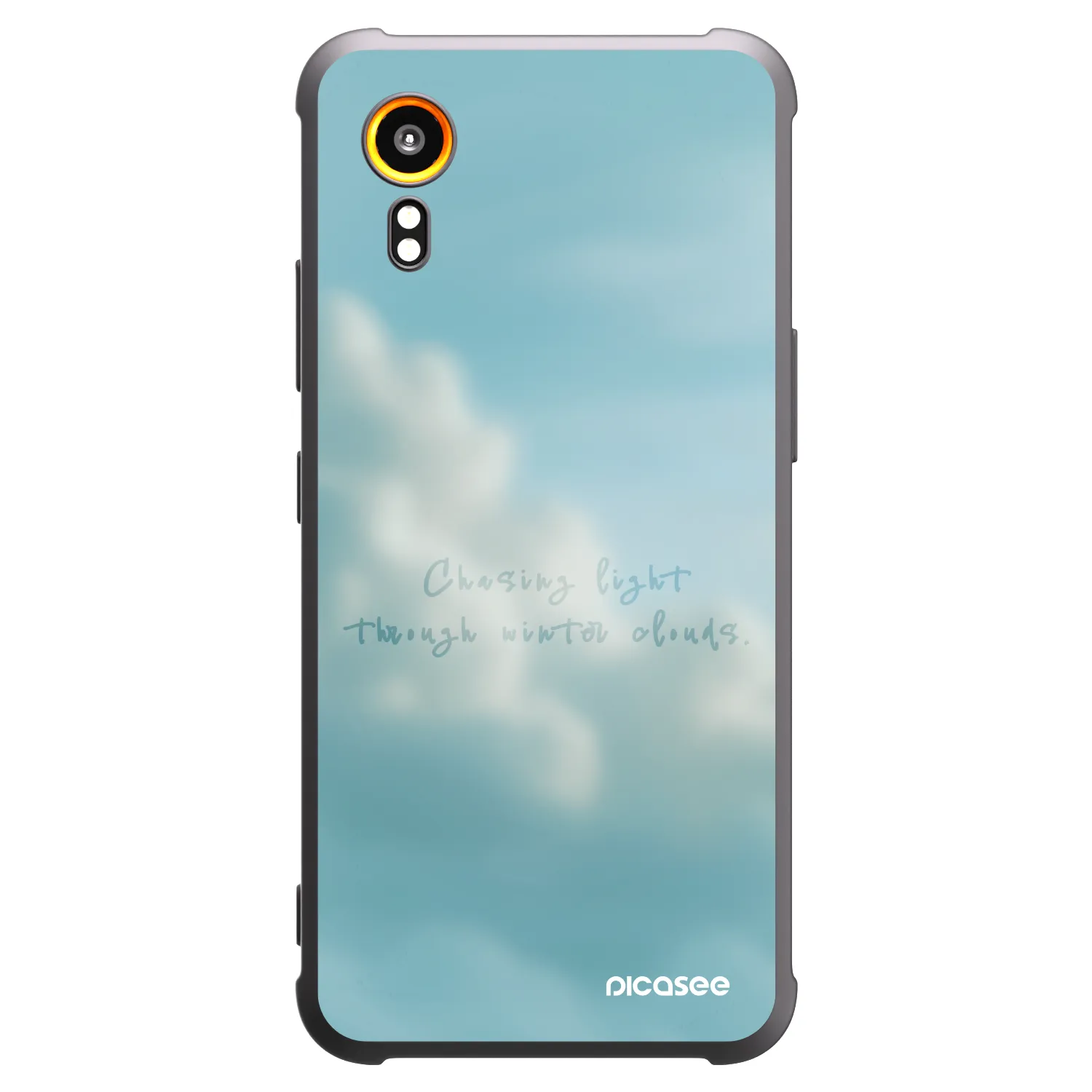 Picasee Samsung Galaxy Xcover 7 Hülle - Schwarzes Silikon - CHASiNG LIGHT