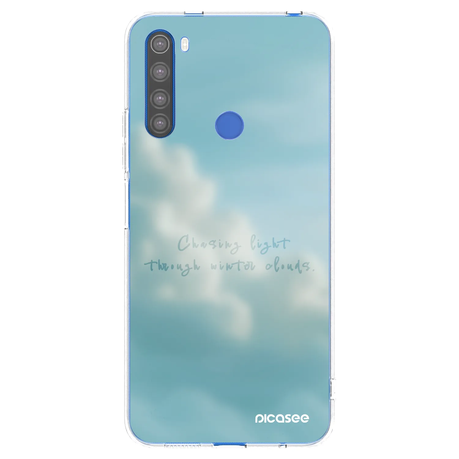 Picasee Xiaomi Redmi Note 8T Hülle - Transparentes Silikon - CHASiNG LIGHT