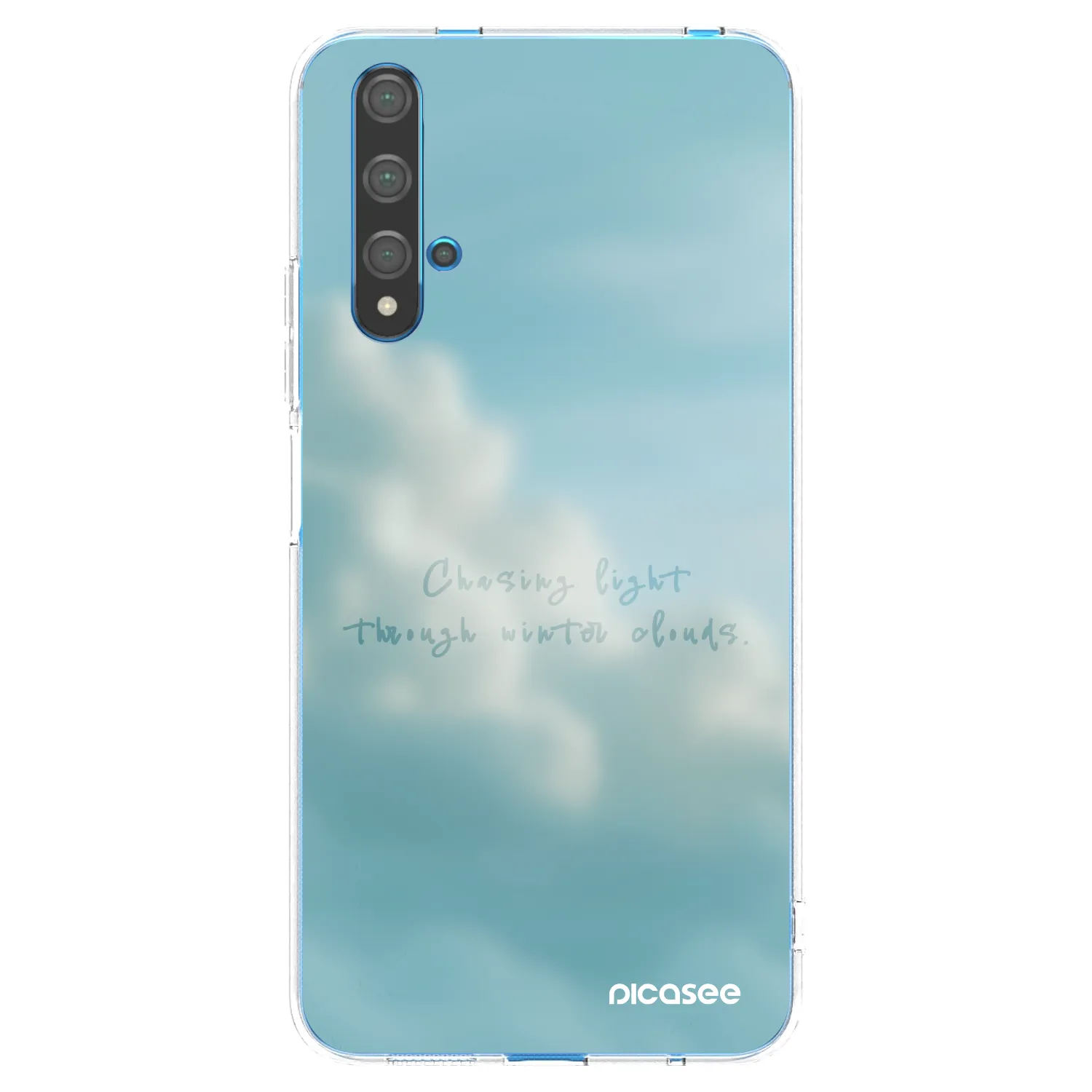 Picasee Huawei Nova 5T Hülle - Transparentes Silikon - CHASiNG LIGHT