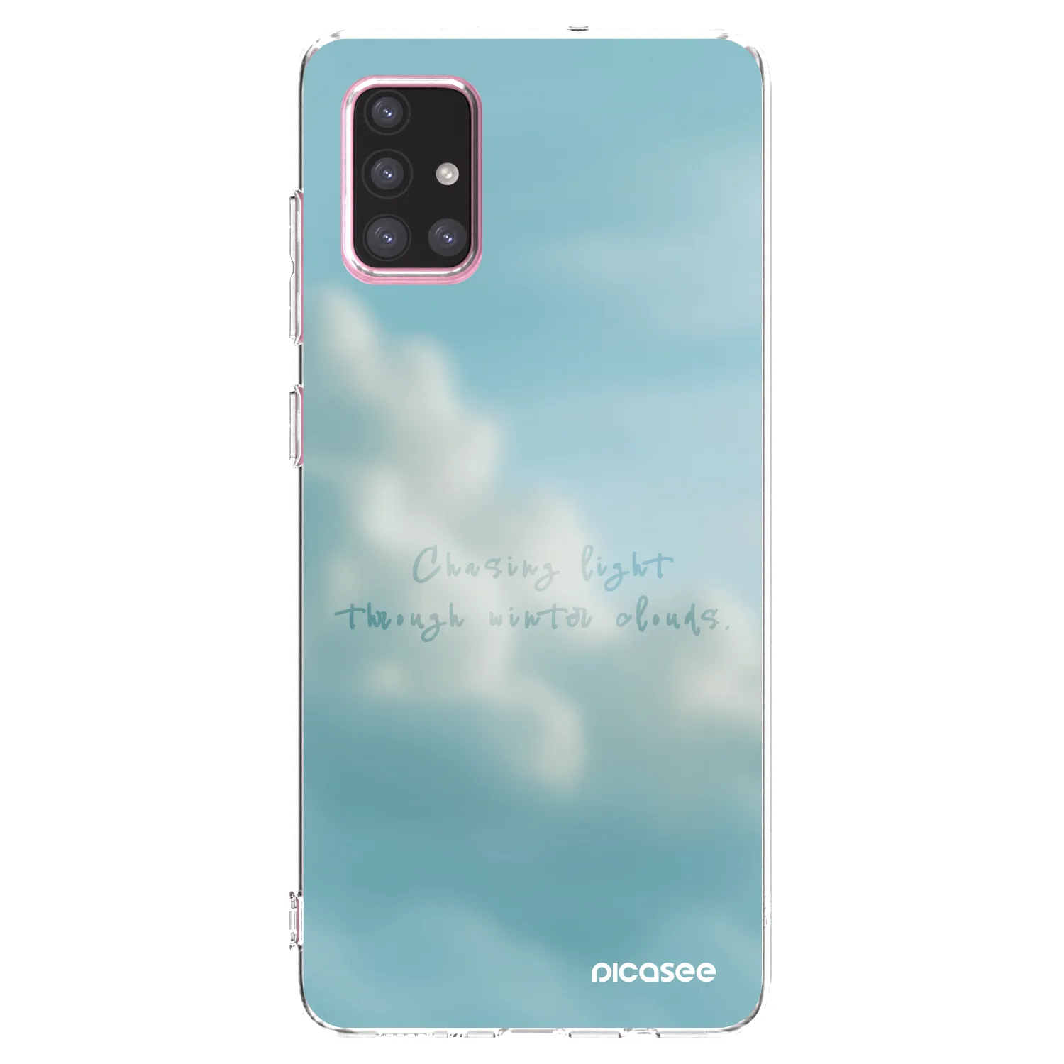 Picasee Samsung Galaxy A71 A715F Hülle - Transparentes Silikon - CHASiNG LIGHT
