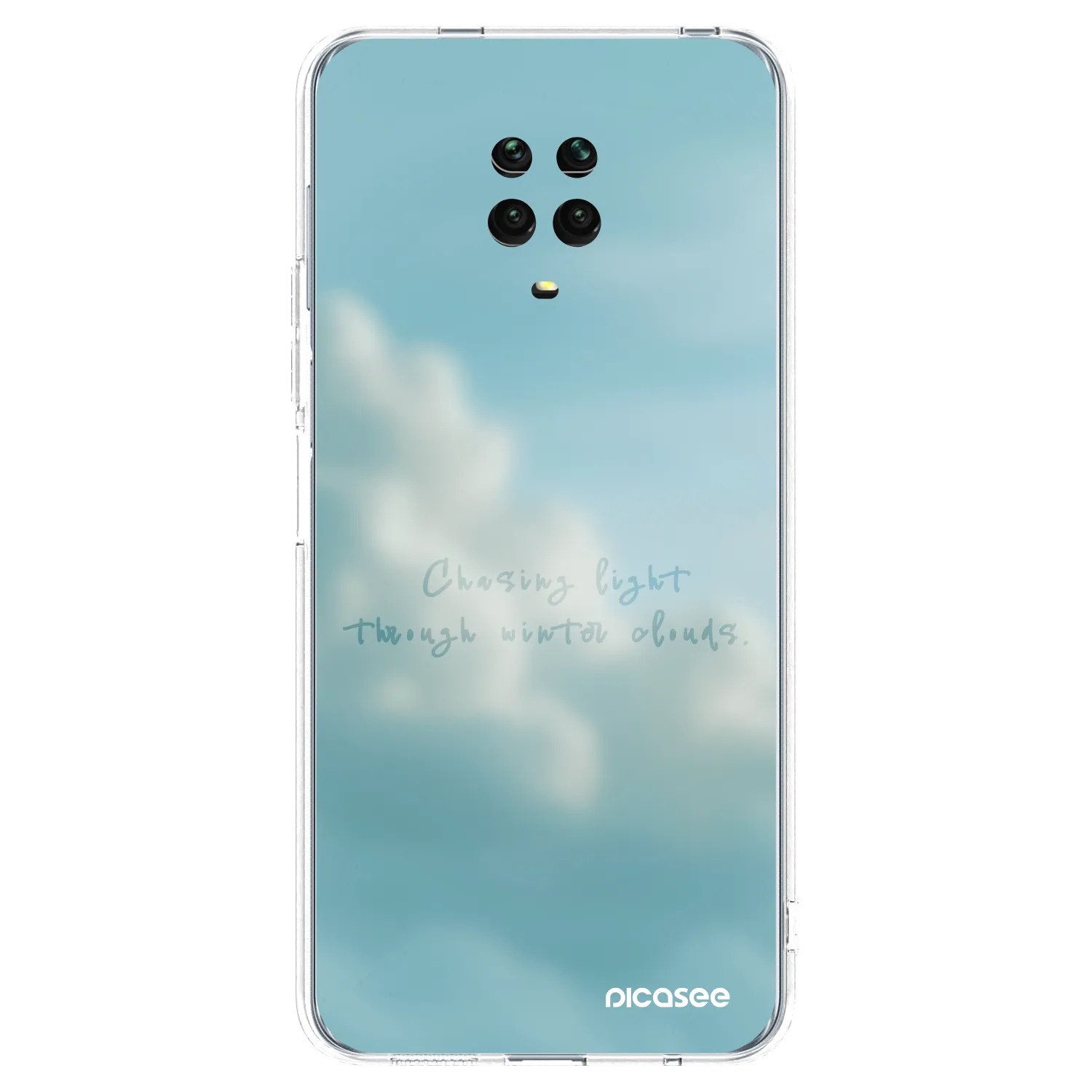 Picasee Xiaomi Redmi Note 9S Hülle - Transparentes Silikon - CHASiNG LIGHT
