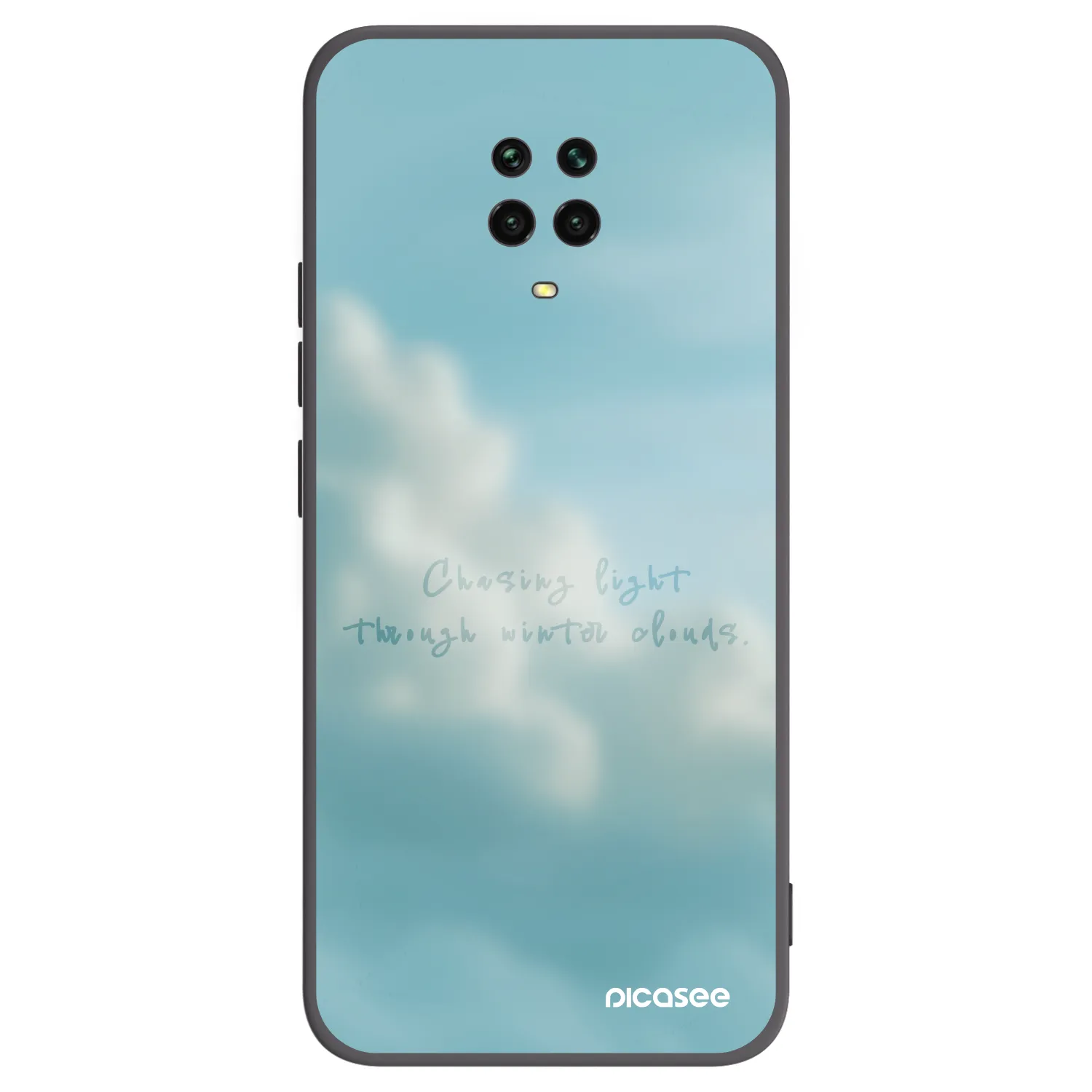 Picasee Xiaomi Redmi Note 9S Hülle - Schwarzes Silikon - CHASiNG LIGHT