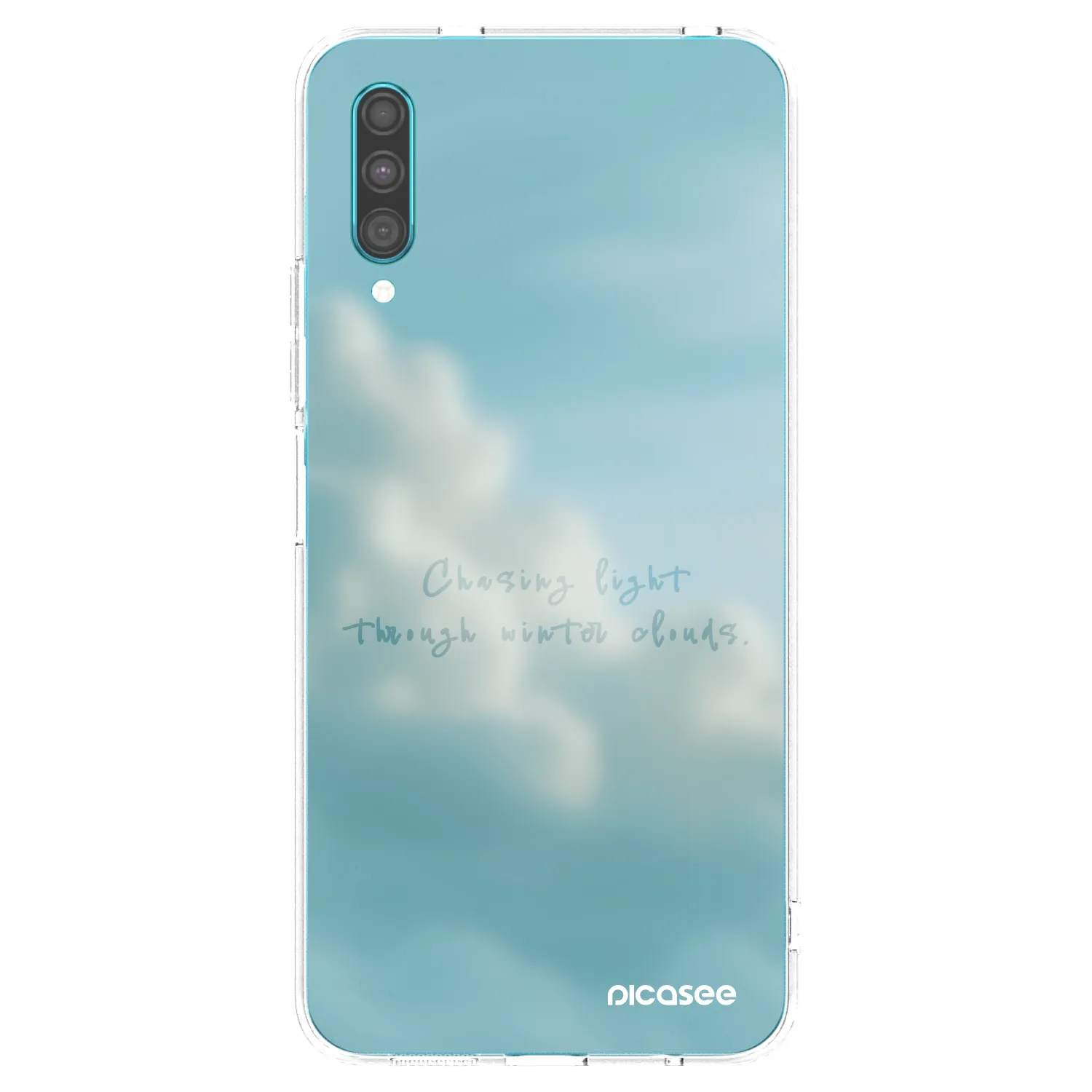 Picasee Samsung Galaxy A30s A307F Hülle - Transparentes Silikon - CHASiNG LIGHT
