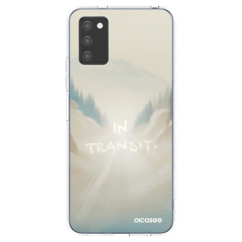 Picasee Samsung Galaxy A02s A025G Hülle - Transparentes Silikon - IN TRANSIT