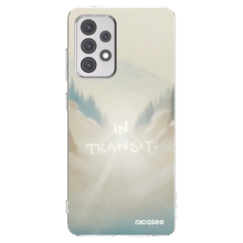 Picasee Samsung Galaxy A52s 5G A528B Hülle - Transparentes Silikon - IN TRANSIT