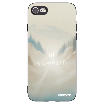 Picasee Apple iPhone SE 2022 Hülle - Schwarzes Silikon - IN TRANSIT