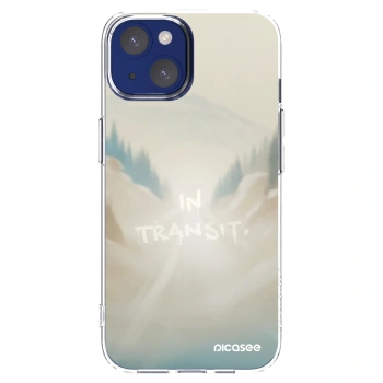 Picasee Apple iPhone 14 Hülle - Transparentes Silikon - IN TRANSIT
