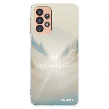 Picasee Samsung Galaxy A23 A236B 5G Hülle - Transparentes Silikon - IN TRANSIT