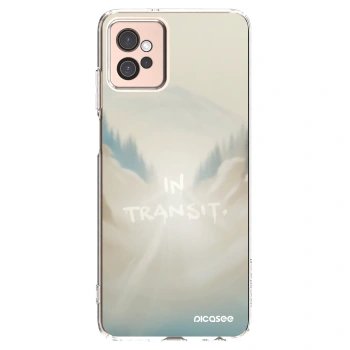 Picasee Motorola Moto G32 Hülle - Transparentes Silikon - IN TRANSIT