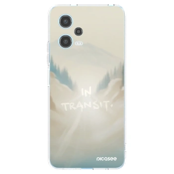 Picasee Xiaomi Redmi Note 12 5G Hülle - Transparentes Silikon - IN TRANSIT