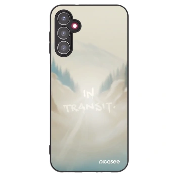Picasee Samsung Galaxy A14 4G A145R Hülle - Schwarzes Silikon - IN TRANSIT