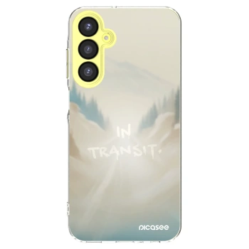 Picasee Samsung Galaxy A25 A256B 5G Hülle - Transparentes Silikon - IN TRANSIT