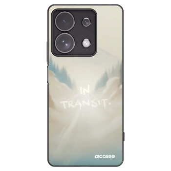 Picasee Xiaomi Redmi Note 13 Pro 4G Hülle - Schwarzes Silikon - IN TRANSIT