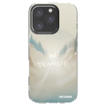 Picasee Apple iPhone 16 Pro Hülle - Transparentes Silikon - IN TRANSIT