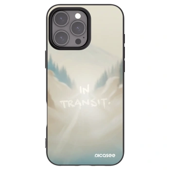 Picasee Apple iPhone 16 Pro Max Hülle - Schwarzes Silikon - IN TRANSIT