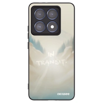 Picasee Xiaomi 14T Pro Hülle - Schwarzes Silikon - IN TRANSIT