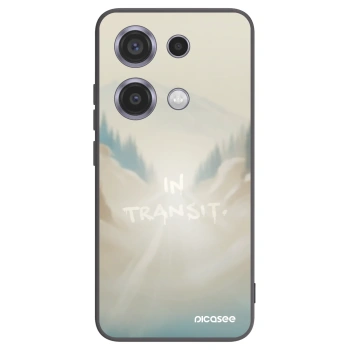Picasee Xiaomi Redmi Note 14S Hülle - Schwarzes Silikon - IN TRANSIT