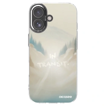 Picasee Apple iPhone 17 Hülle - Transparentes Silikon - IN TRANSIT