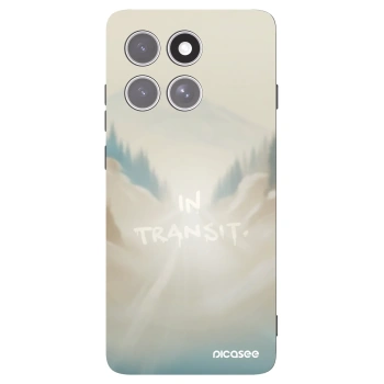 Picasee Motorola Edge 60 Pro Hülle - Schwarzes Silikon - IN TRANSIT