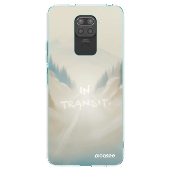 Picasee Xiaomi Redmi Note 9 Hülle - Schwarzes Silikon - IN TRANSIT