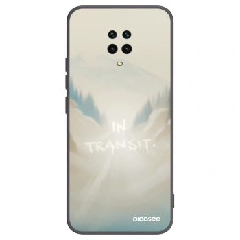 Picasee Xiaomi Redmi Note 9S Hülle - Schwarzes Silikon - IN TRANSIT