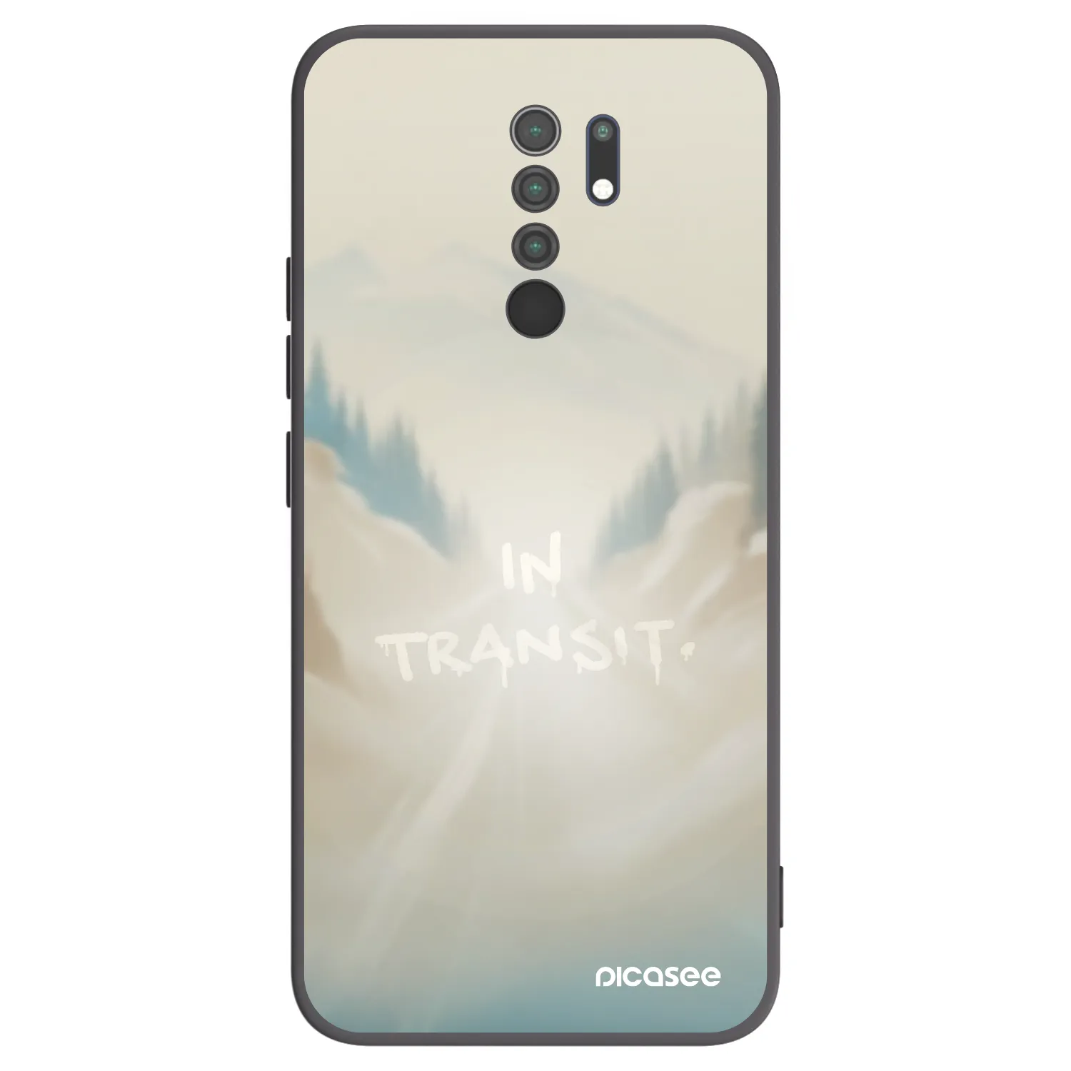 Picasee Xiaomi Redmi 9 Hülle - Schwarzes Silikon - IN TRANSIT
