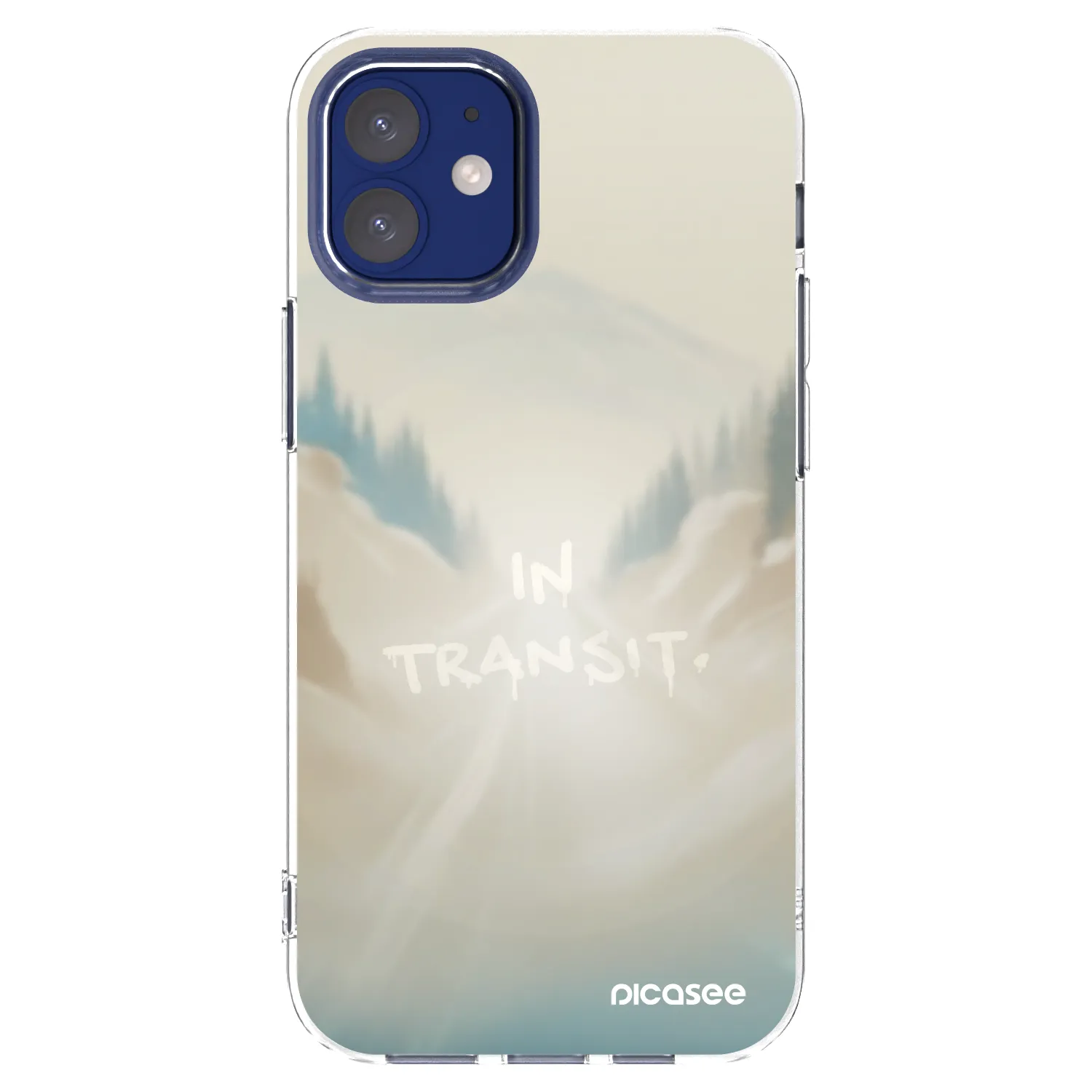 Picasee Apple iPhone 12 mini Hülle - Transparentes Silikon - IN TRANSIT