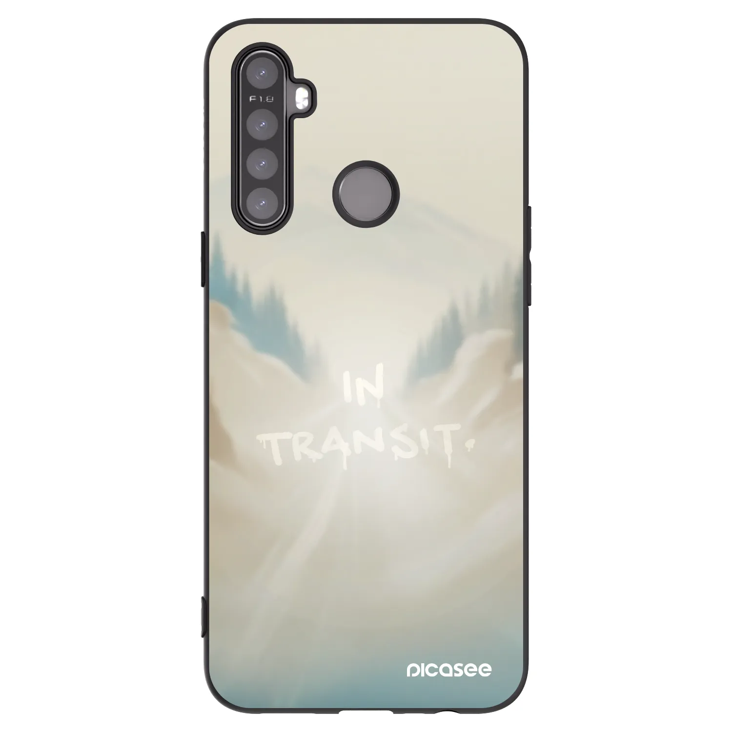 Picasee Realme 6i Hülle - Schwarzes Silikon - IN TRANSIT
