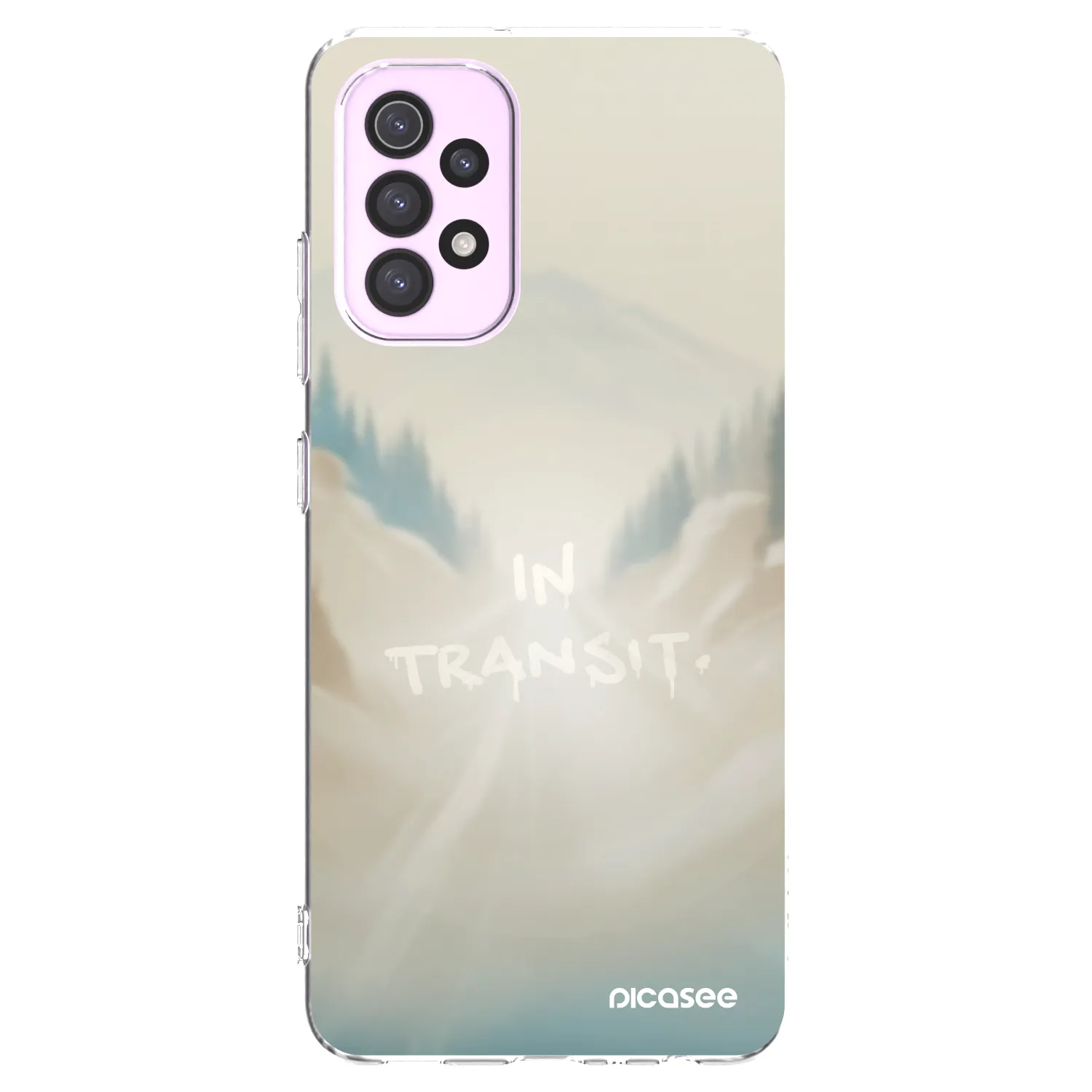 Picasee Samsung Galaxy A32 5G A326B Hülle - Transparentes Silikon - IN TRANSIT