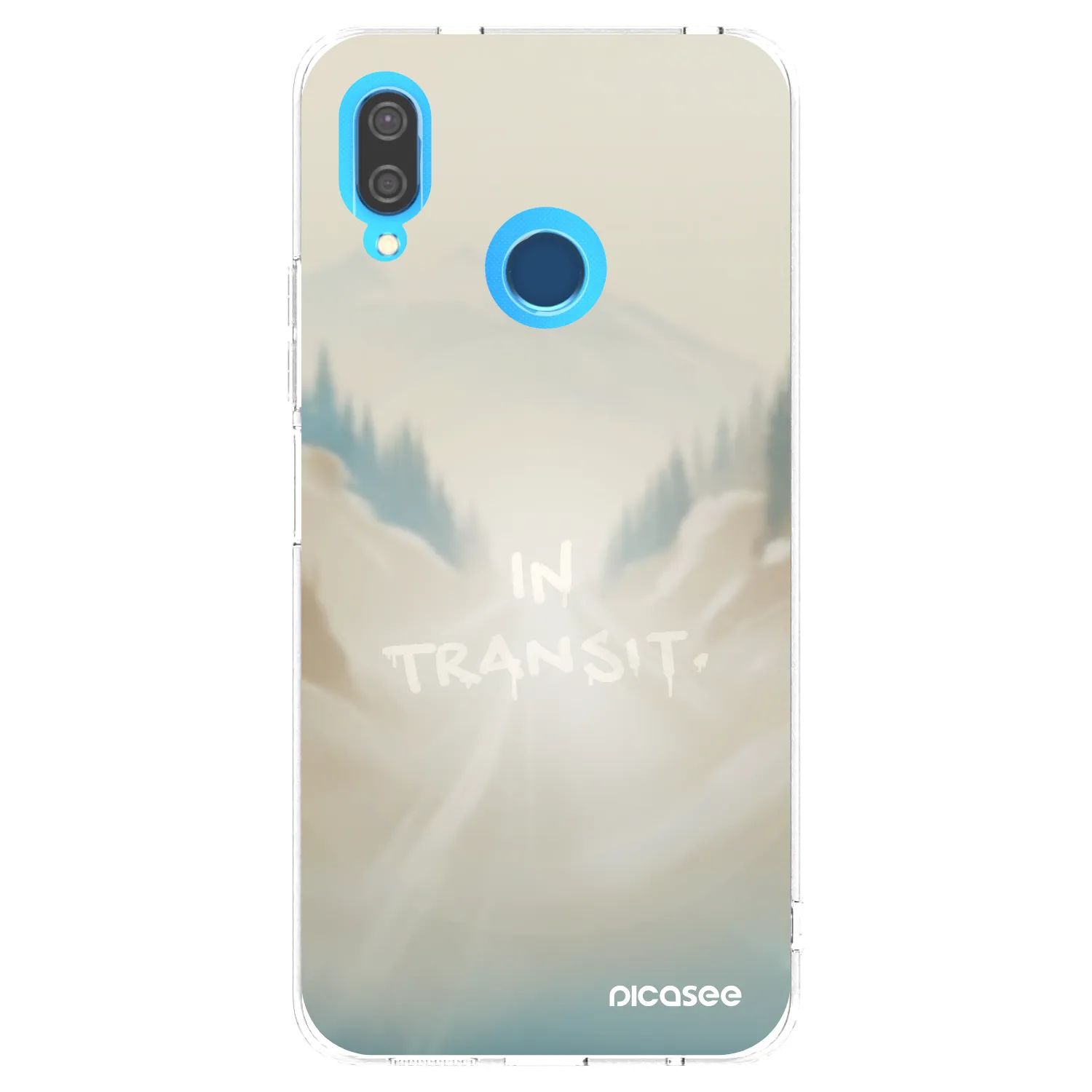 Picasee Huawei P20 Lite Hülle - Transparentes Silikon - IN TRANSIT