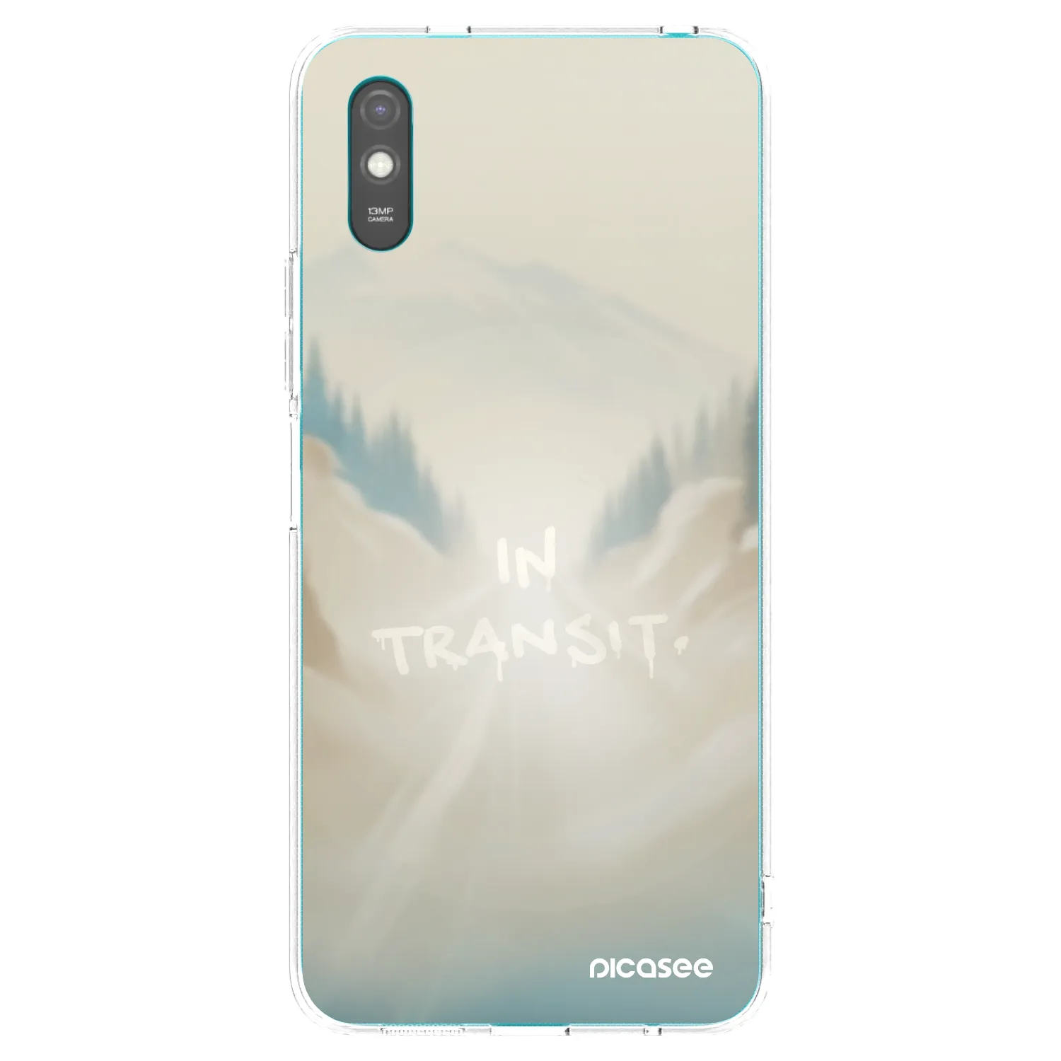 Picasee Xiaomi Redmi 9AT Hülle - Transparentes Silikon - IN TRANSIT