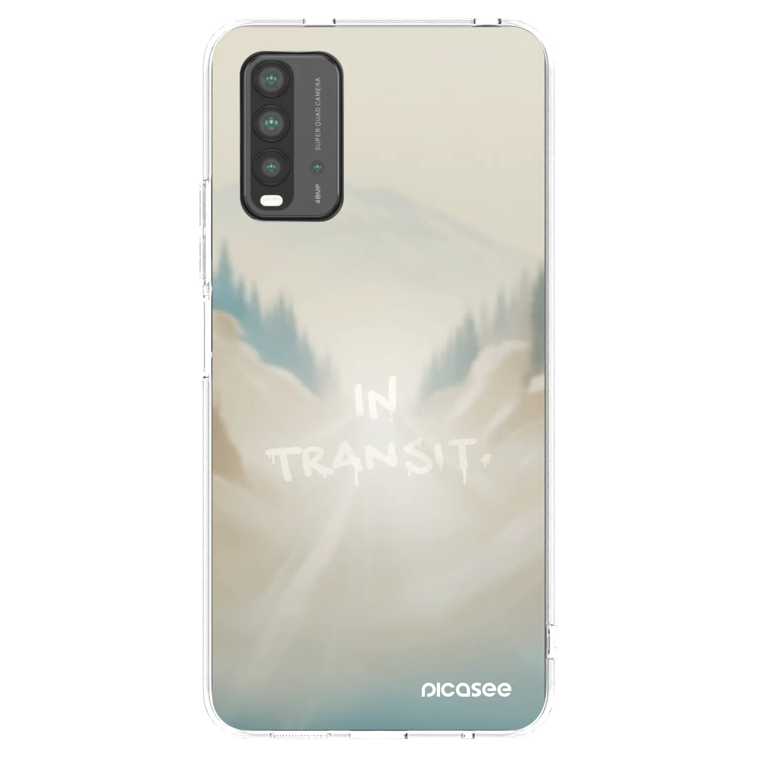 Picasee Xiaomi Redmi 9T Hülle - Transparentes Silikon - IN TRANSIT