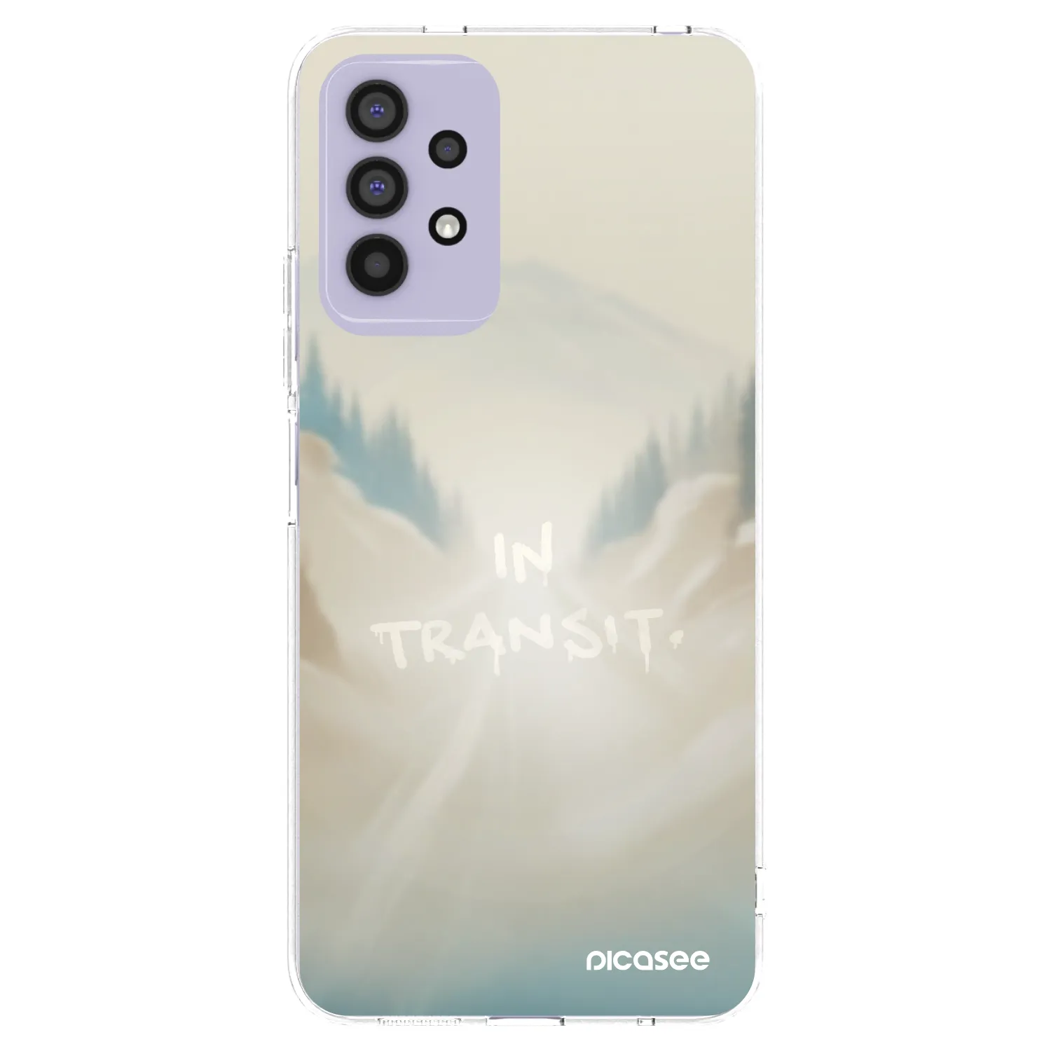 Picasee Samsung Galaxy A32 4G SM-A325F Hülle - Transparentes Silikon - IN TRANSIT