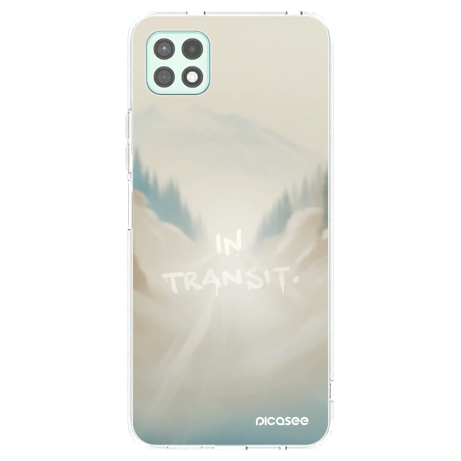 Picasee Samsung Galaxy A22 A226B 5G Hülle - Transparentes Silikon - IN TRANSIT