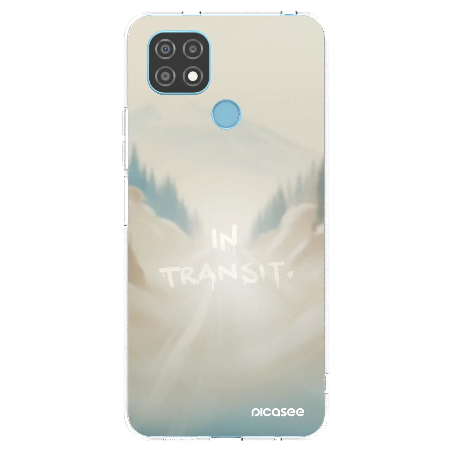 Picasee Realme C21 Hülle - Transparentes Silikon - IN TRANSIT