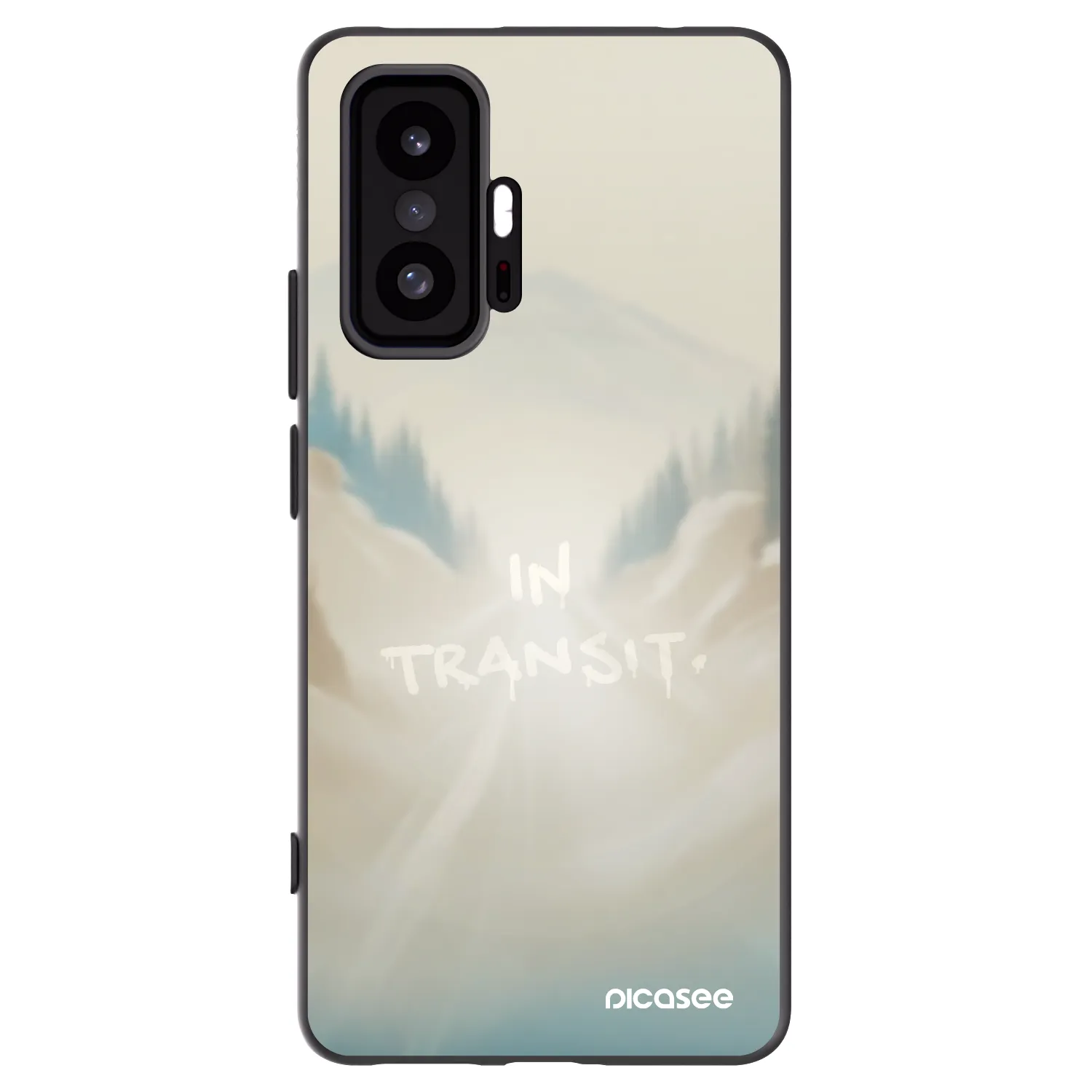 Picasee Xiaomi 11T Hülle - Schwarzes Silikon - IN TRANSIT