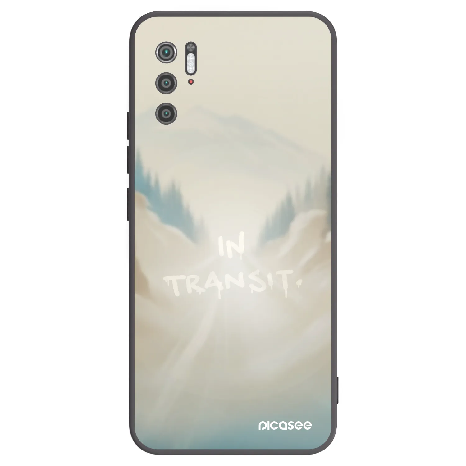 Picasee Xiaomi Poco M3 Pro 5G Hülle - Schwarzes Silikon - IN TRANSIT