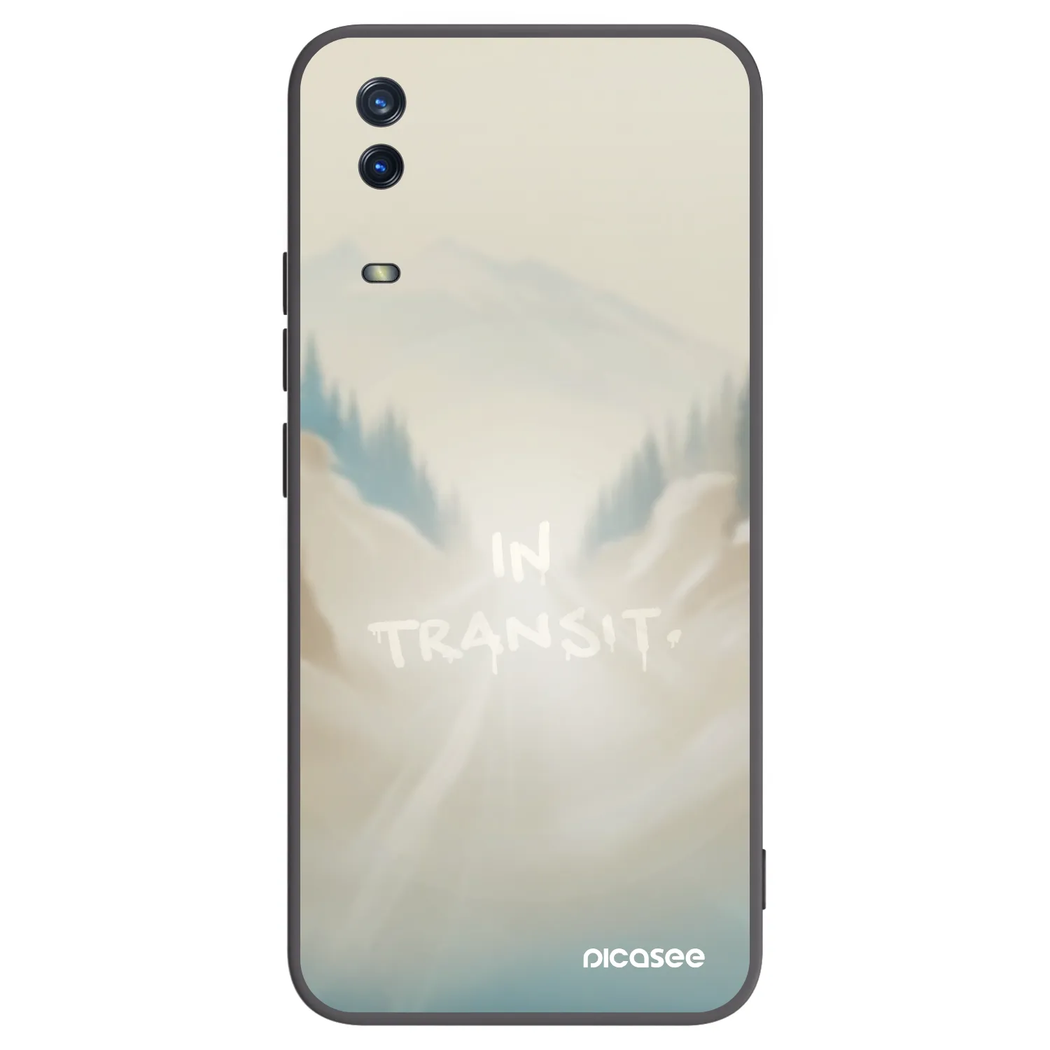 Picasee Vivo Y11s Hülle - Schwarzes Silikon - IN TRANSIT