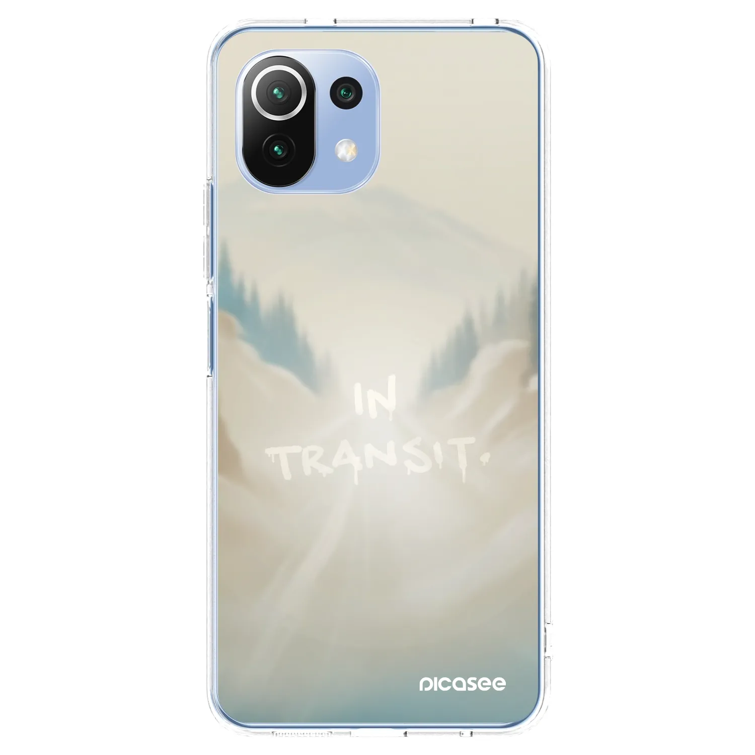 Picasee Xiaomi 11 Lite 5G NE Hülle - Transparentes Silikon - IN TRANSIT