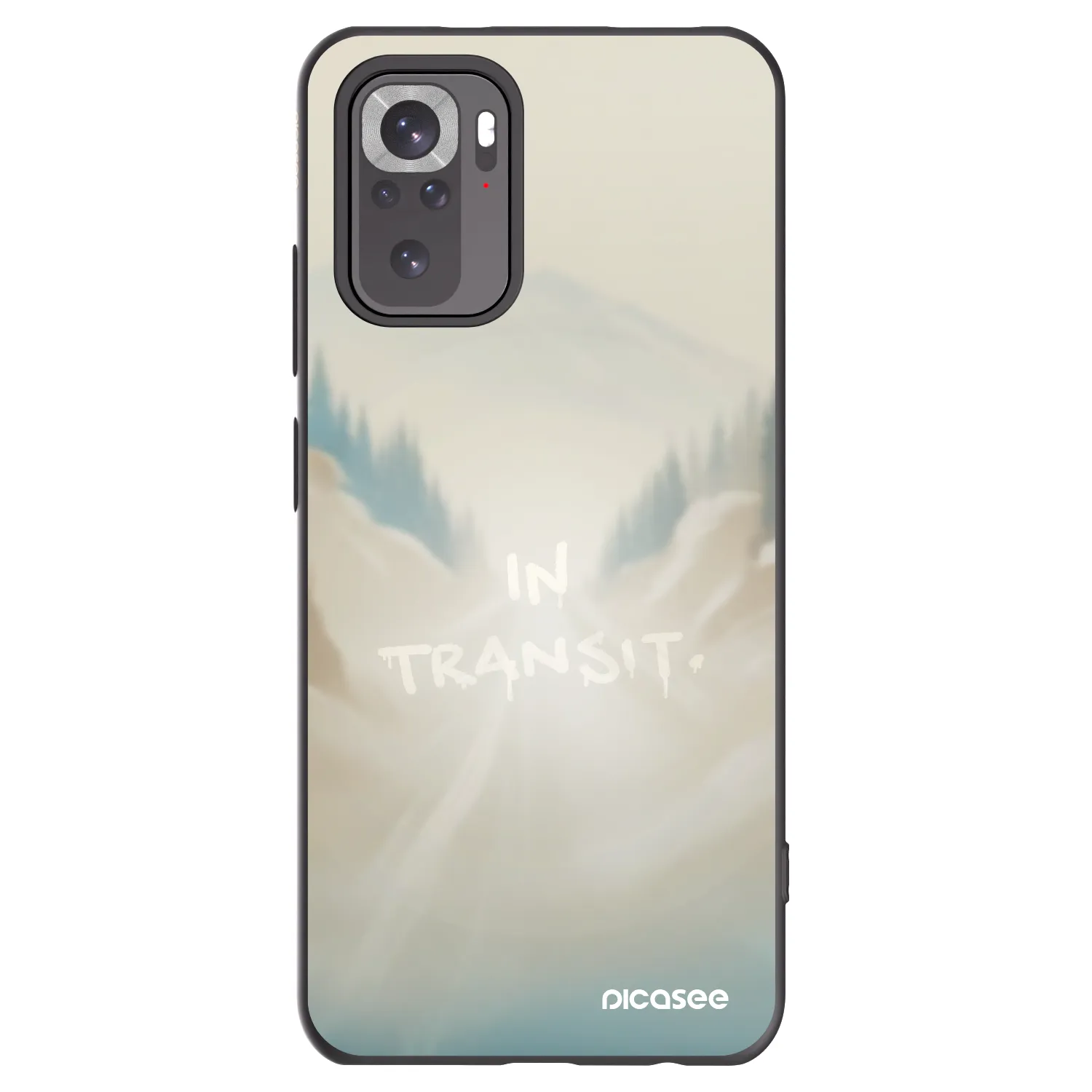 Picasee Xiaomi Redmi Note 11S 4G Hülle - Schwarzes Silikon - IN TRANSIT